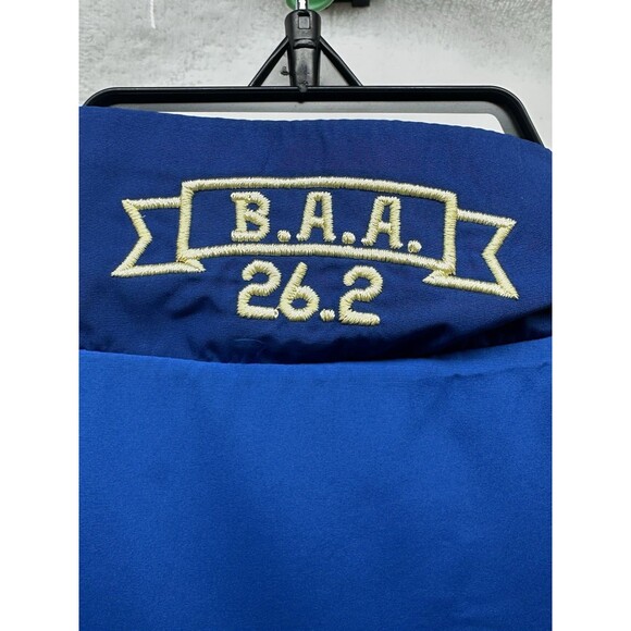 Adidas Boston Marathon 2021 Jacket Men’s M Blue Yellow Primeblue B.A.A. 26.2 - Picture 8 of 11